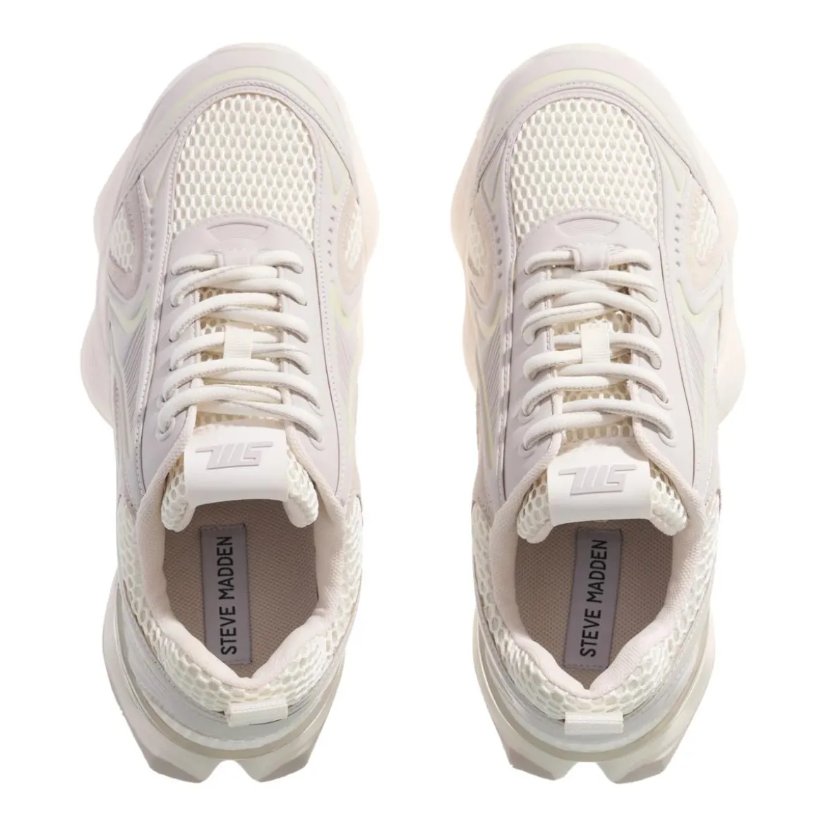 Steve Madden Speedster-E Silver Coin Low-Top-Sneaker