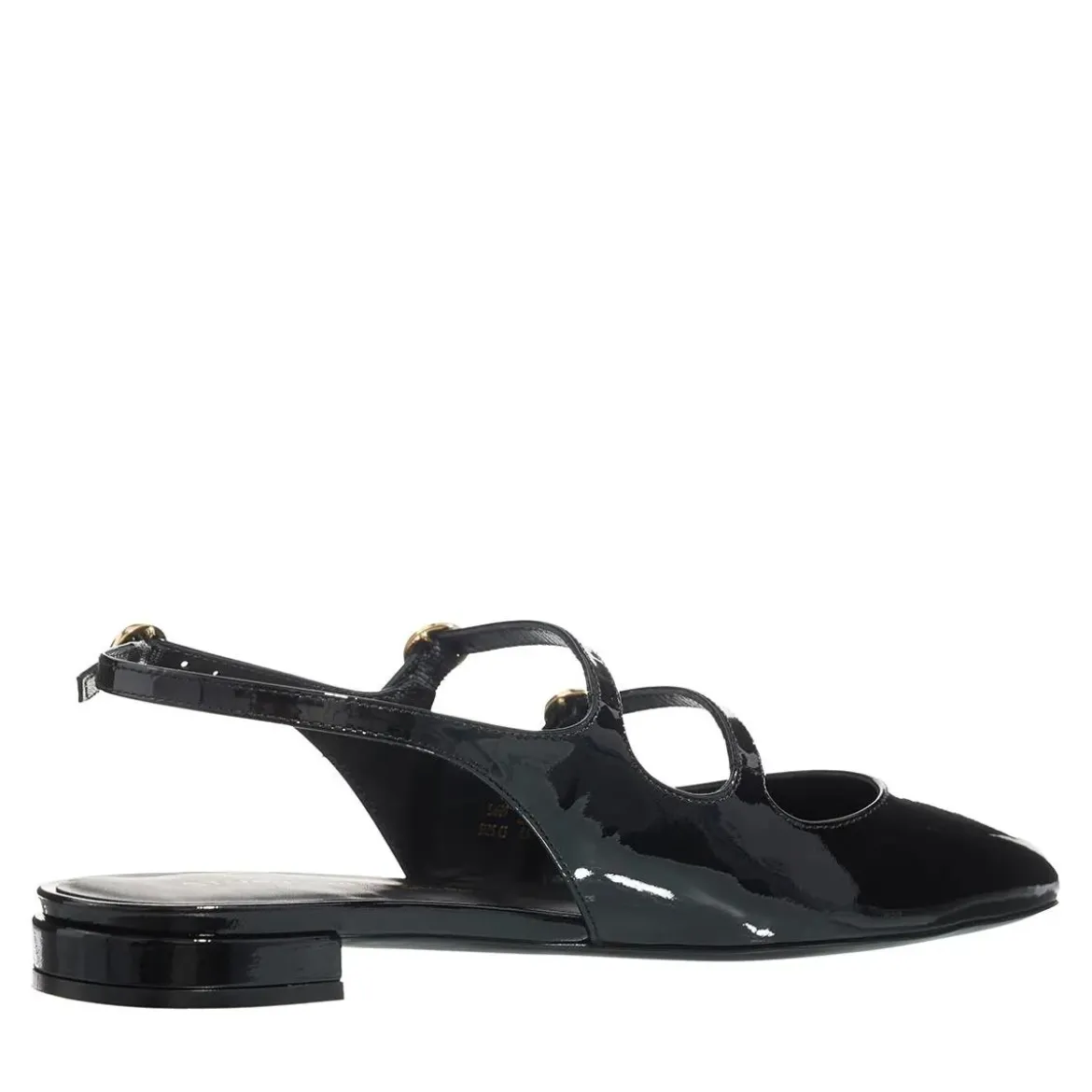 Stuart Weitzman Benni Mj Slingback Black Ballerinas