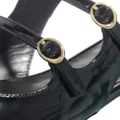 Stuart Weitzman Benni Mj Slingback Black Ballerinas