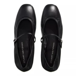 Stuart Weitzman Claris Ballet Flat Black Ballerinas
