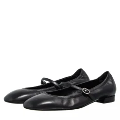 Stuart Weitzman Claris Ballet Flat Black Ballerinas