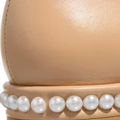 Stuart Weitzman Pearl Flat Adobe/Black Ballerinas