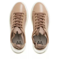 Stuart Weitzman 5050 PRO Tobacco/Off White Low-Top-Sneaker