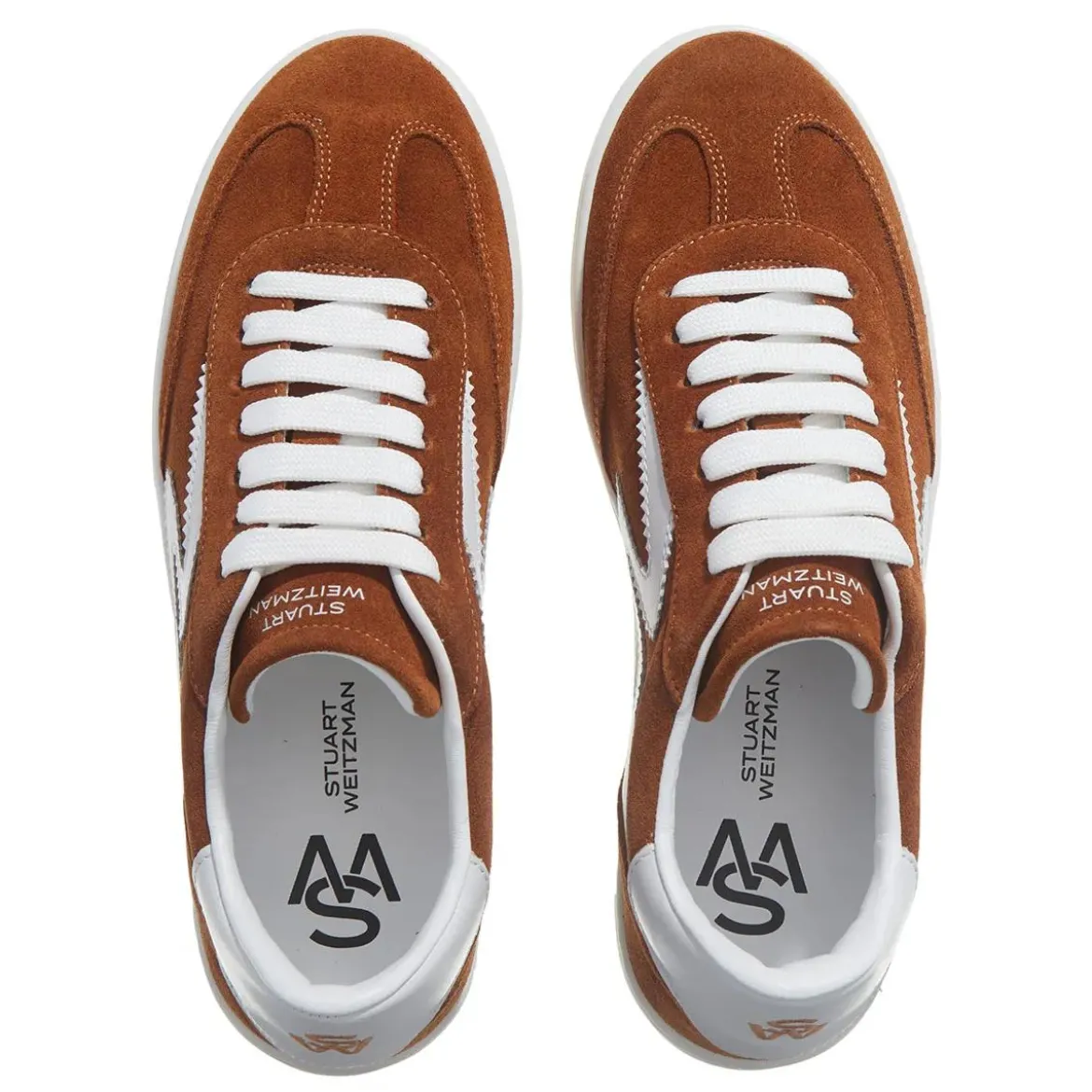 Stuart Weitzman Sw Runaround Sneaker Hazel/White Low-Top-Sneaker