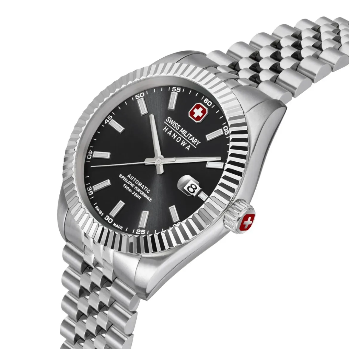 Swiss Military Hanowa Automatikuhr Diligenter silber Automatikuhr