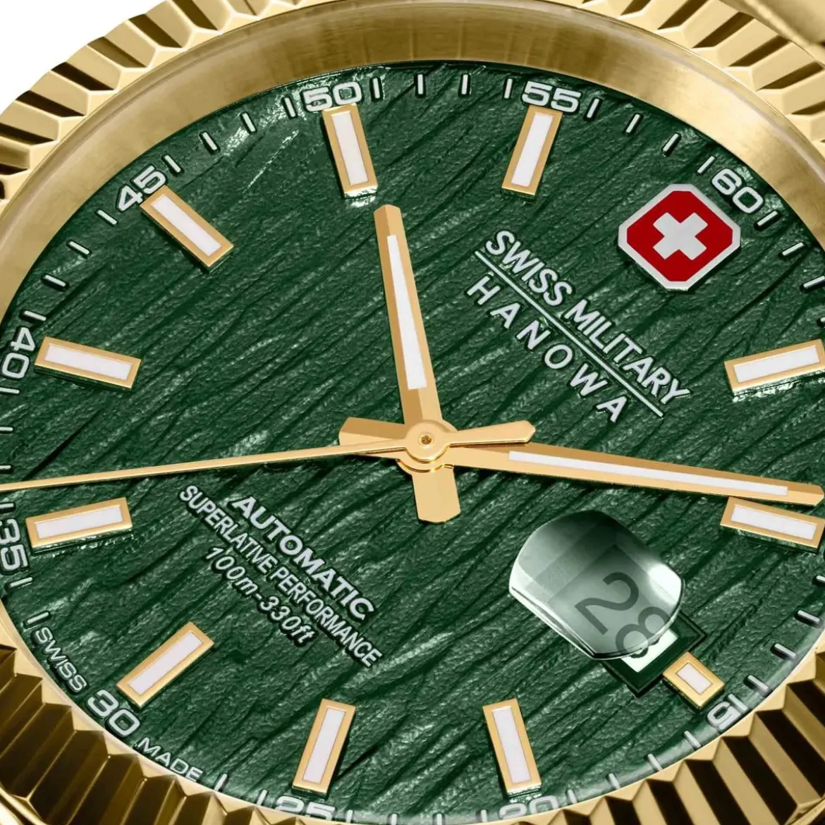 Swiss Military Hanowa Automatikuhr Master Diligenter gold Automatikuhr