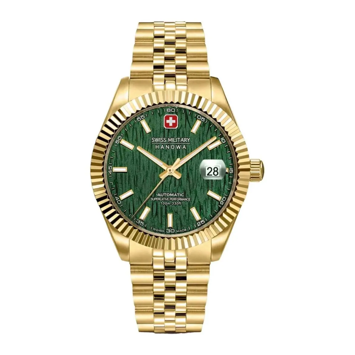 Swiss Military Hanowa Automatikuhr Master Diligenter gold Automatikuhr