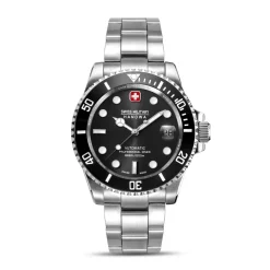 Swiss Military Hanowa Automatikuhr SEALORD- Anzeige: 3 Zeiger- Qualit silber Quarzuhr