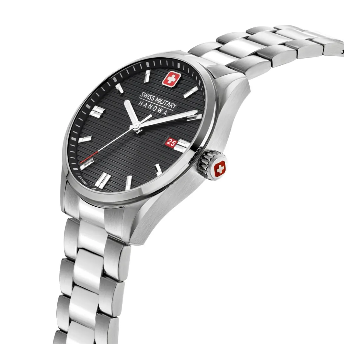 Swiss Military Hanowa Quarzuhr Roadrunner silber Quarzuhr