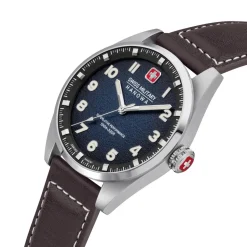 Swiss Military Hanowa Quarzuhr Greyhound dunkel-braun Quarzuhr