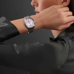 Swiss Military Hanowa Quarzuhr Roadrunner Lady Sparkle silber Quarzuhr