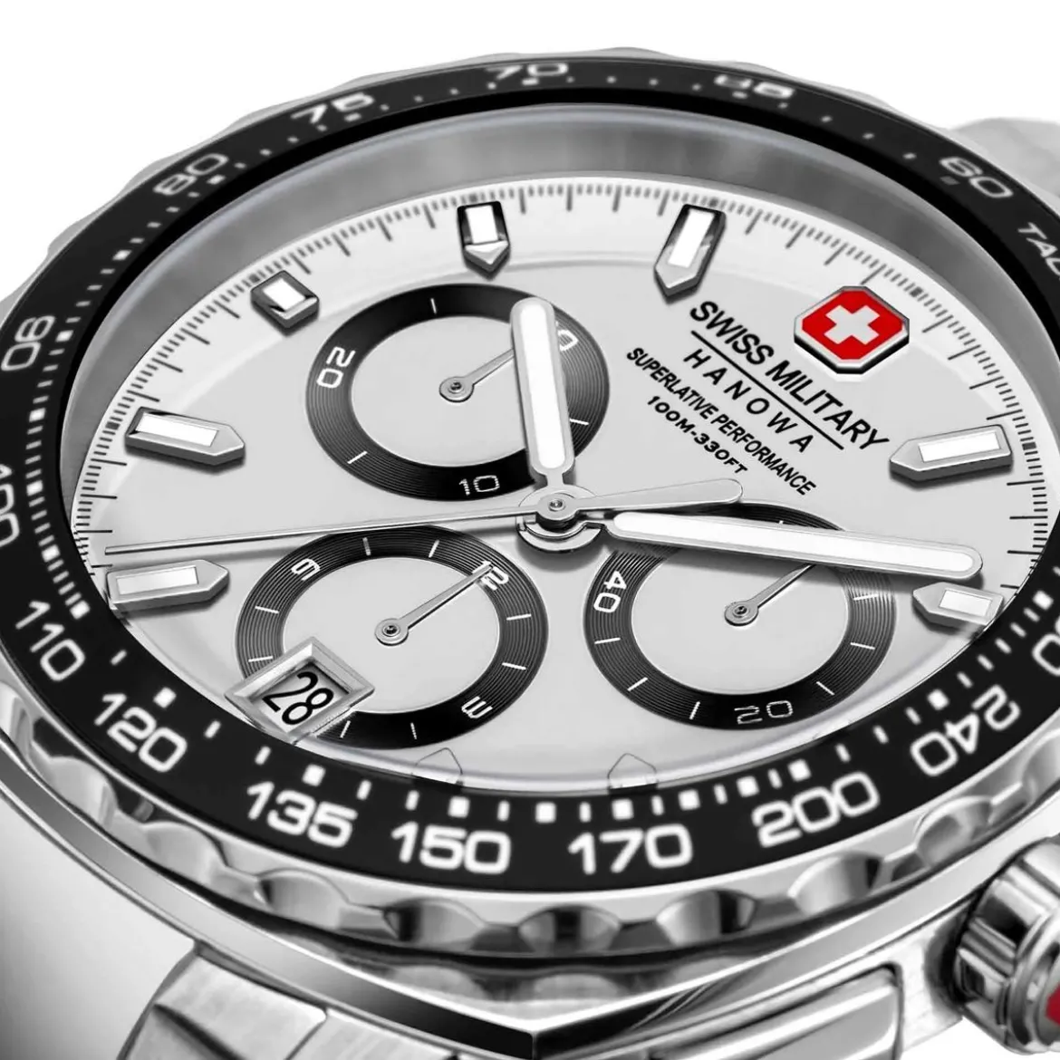 Swiss Military Hanowa Quarzuhr Speedwell silber Quarzuhr
