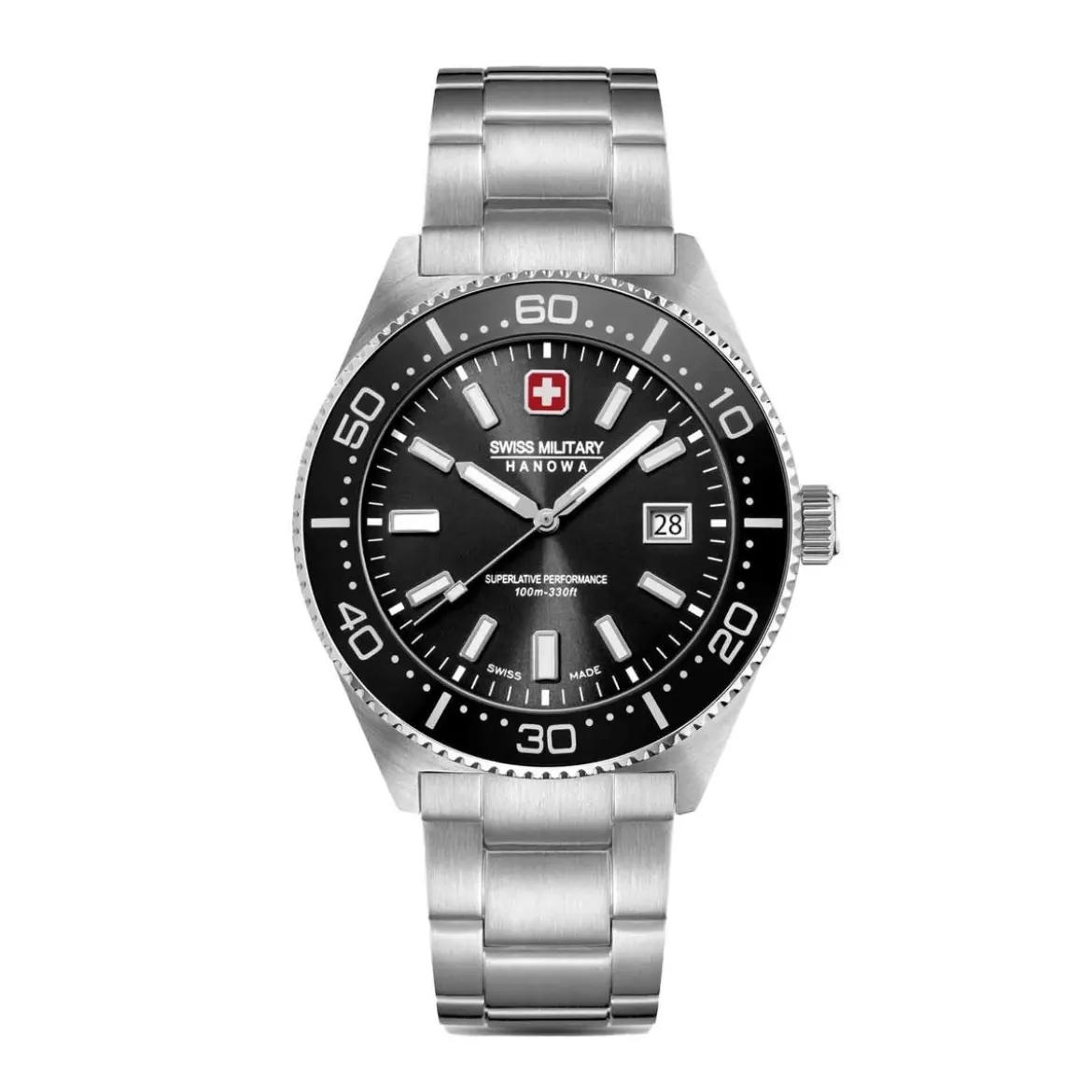 Swiss Military Hanowa Quarzuhr Nomad silber Quarzuhr