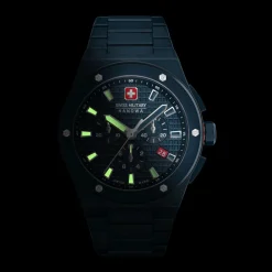 Swiss Military Hanowa Quarzuhr Sidewinder Ceramic blau Quarzuhr