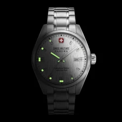 Swiss Military Hanowa Quarzuhr Helvetica silber Quarzuhr