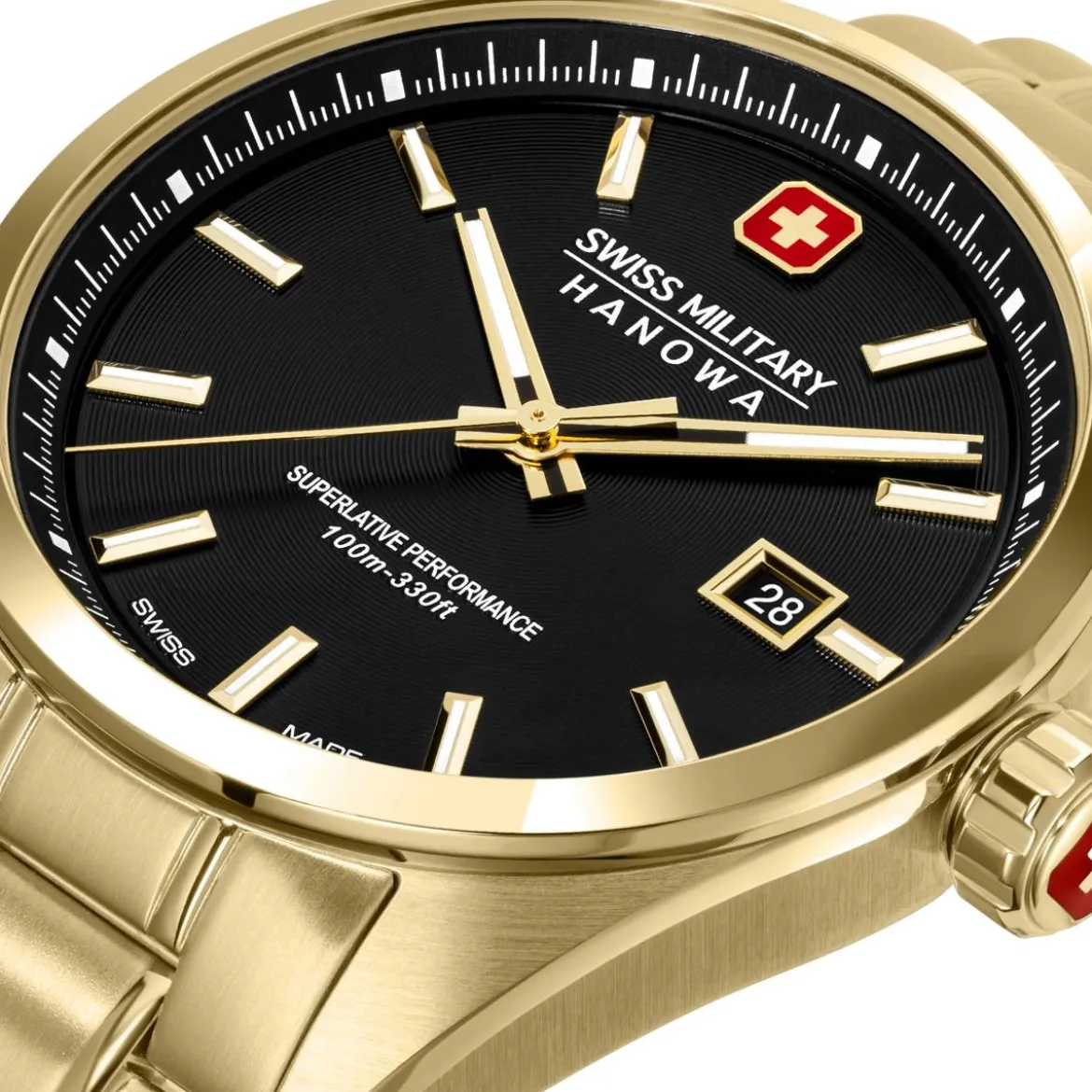 Swiss Military Hanowa Quarzuhr Pioneer gold Quarzuhr