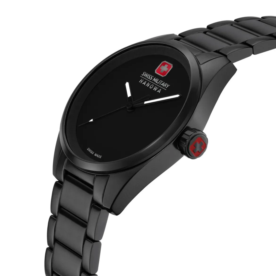 Swiss Military Hanowa Quarzuhr Dark Matter schwarz Quarzuhr