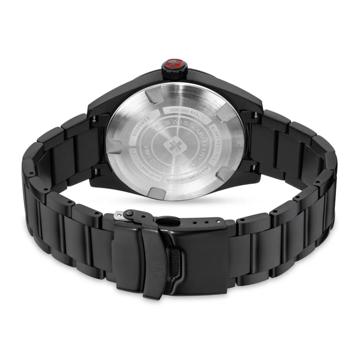 Swiss Military Hanowa Quarzuhr Dark Matter schwarz Quarzuhr