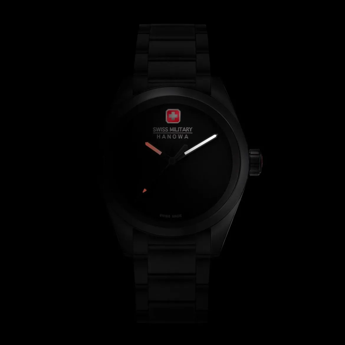 Swiss Military Hanowa Quarzuhr Dark Matter schwarz Quarzuhr
