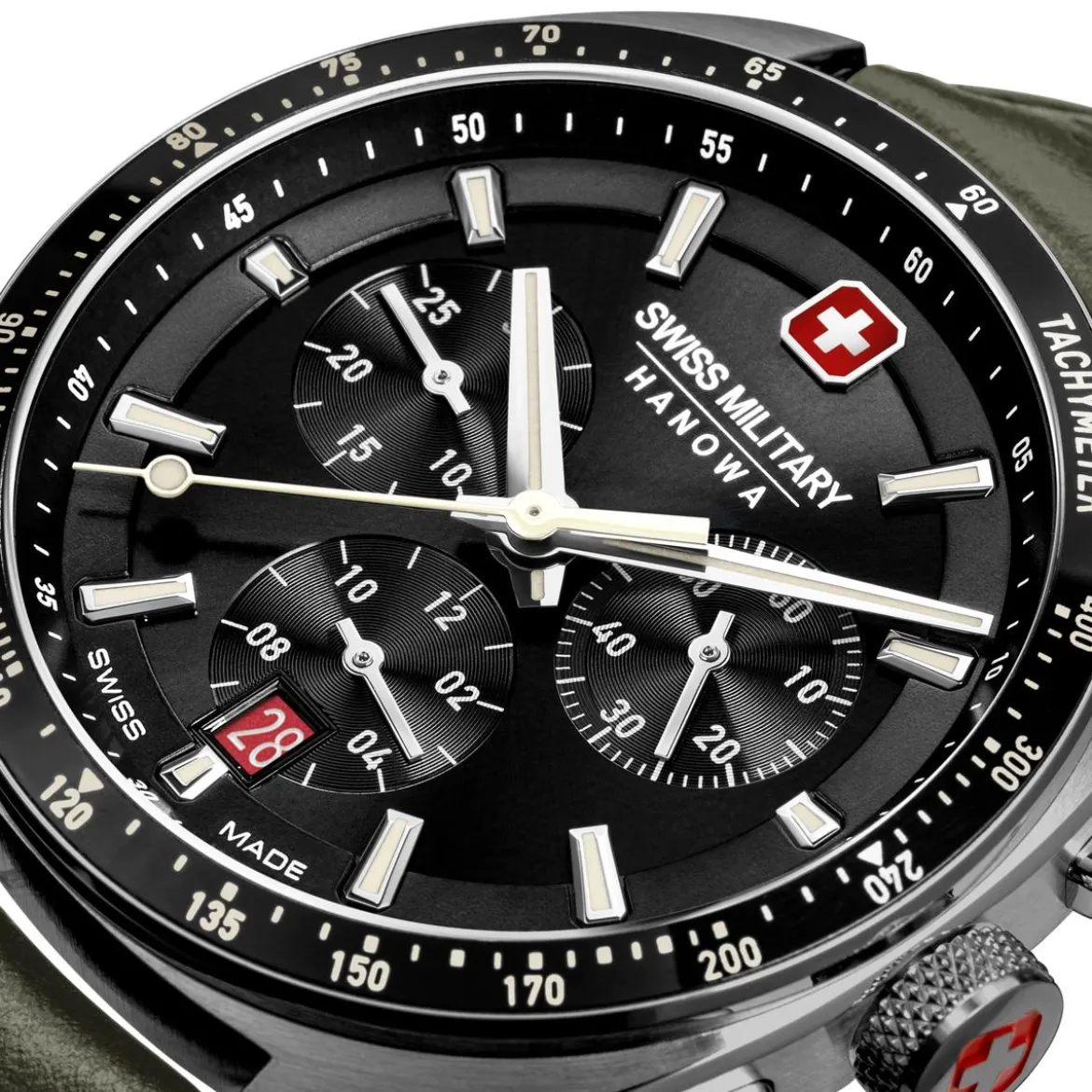 Swiss Military Hanowa Quarzuhr Defender oliv Quarzuhr