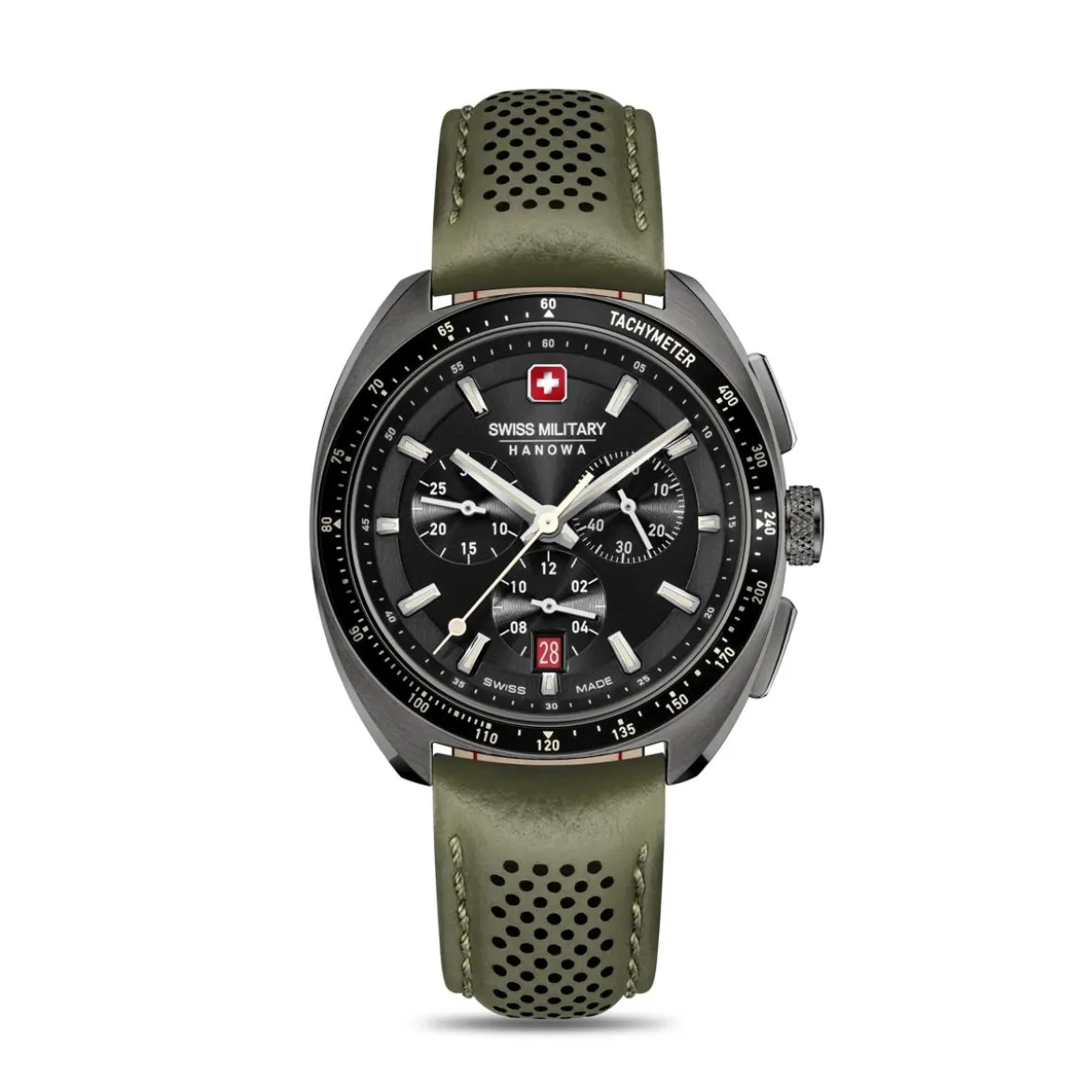 Swiss Military Hanowa Quarzuhr Defender oliv Quarzuhr