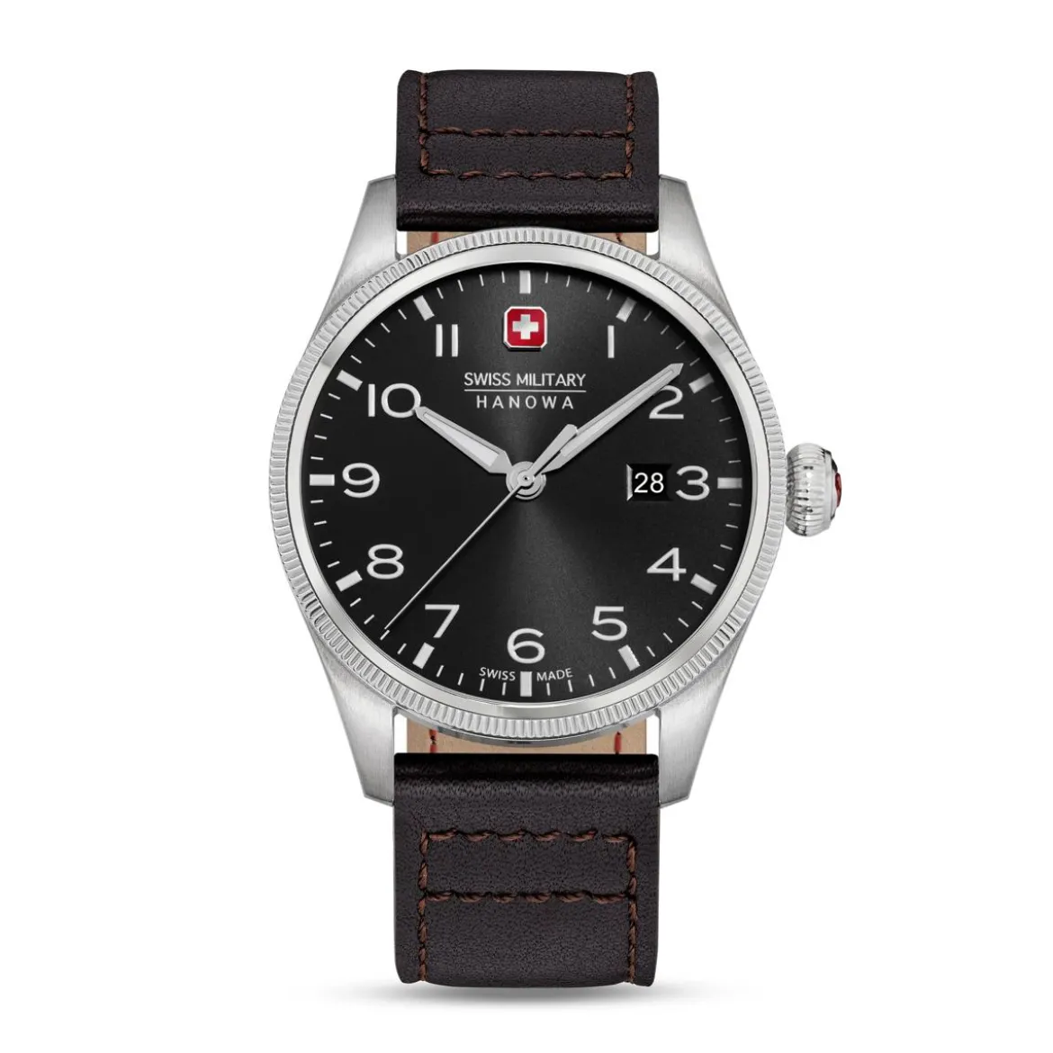 Swiss Military Hanowa Quarzuhr Thunderbolt dunkel-braun Quarzuhr