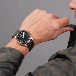 Swiss Military Hanowa Quarzuhr Thunderbolt dunkel-braun Quarzuhr
