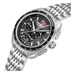 Swiss Military Hanowa Quarzuhr Defender silber Chronograph