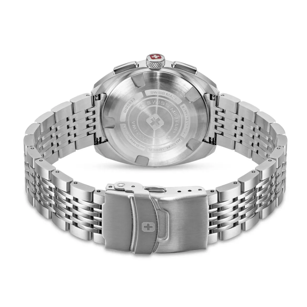 Swiss Military Hanowa Quarzuhr Defender silber Chronograph