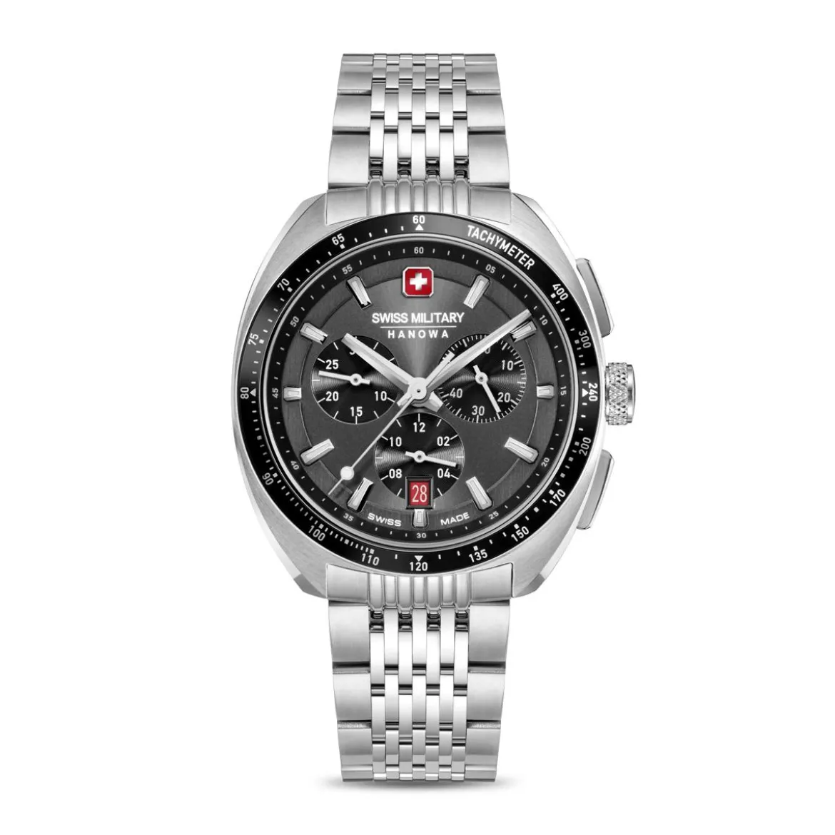 Swiss Military Hanowa Quarzuhr Defender silber Chronograph