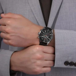 Swiss Military Hanowa Quarzuhr Greyhound Chrono schwarz Quarzuhr