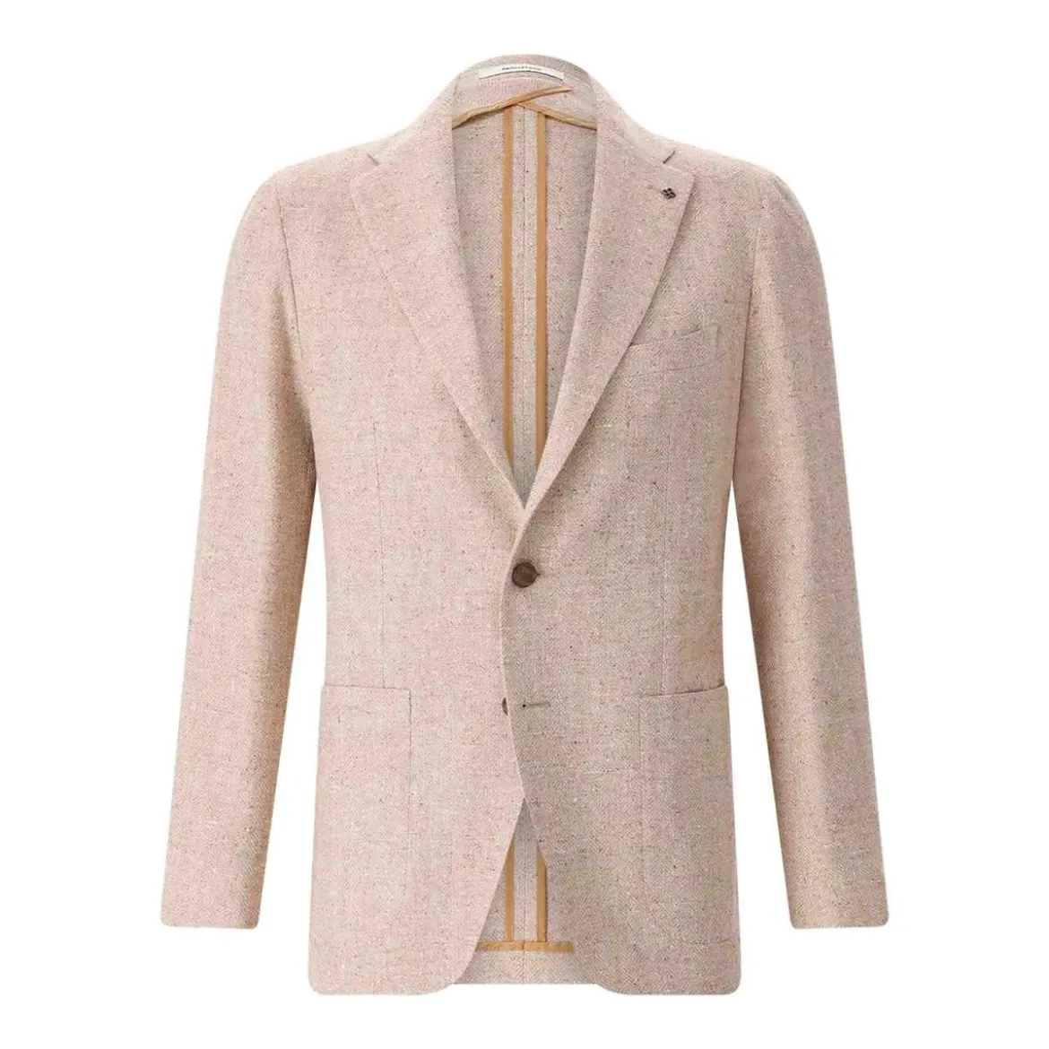 Tagliatore Sakko aus Baumwollmix braun Anzugjacke