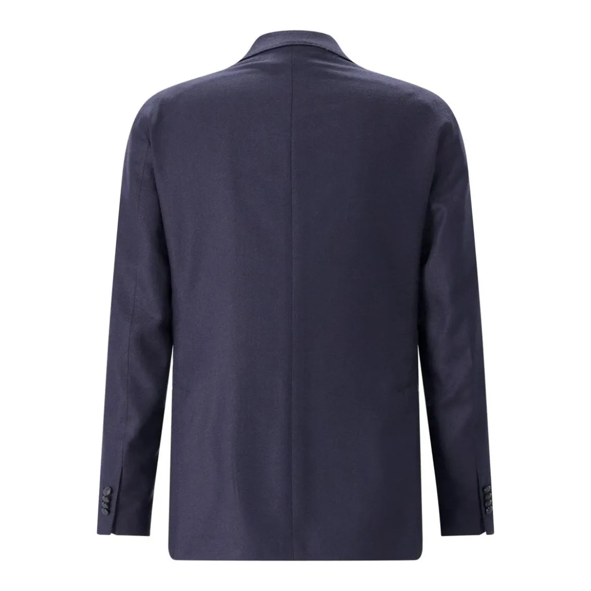 Tagliatore Sakko aus Seide blau Anzugjacke