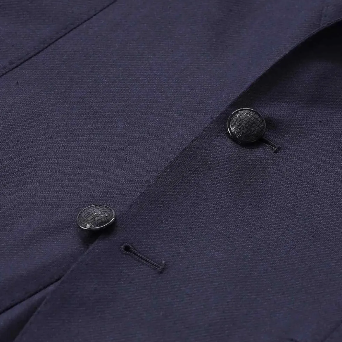 Tagliatore Sakko aus Seide blau Anzugjacke
