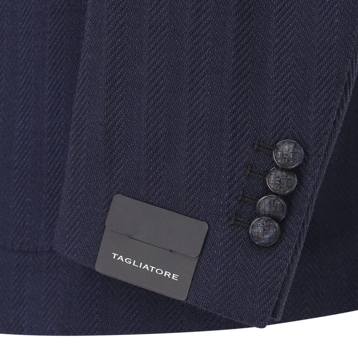 Tagliatore Sakko aus Wollmix blau Anzugjacke