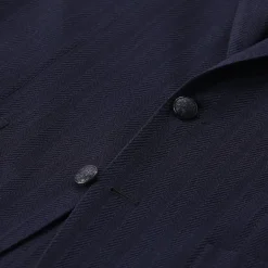 Tagliatore Sakko aus Wollmix blau Anzugjacke