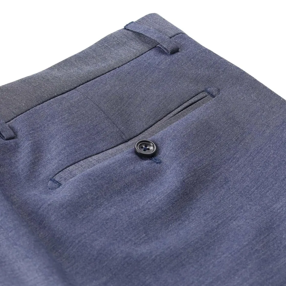 Tagliatore Zweiteiliger Anzug aus Wollmix blau Hosenanzug