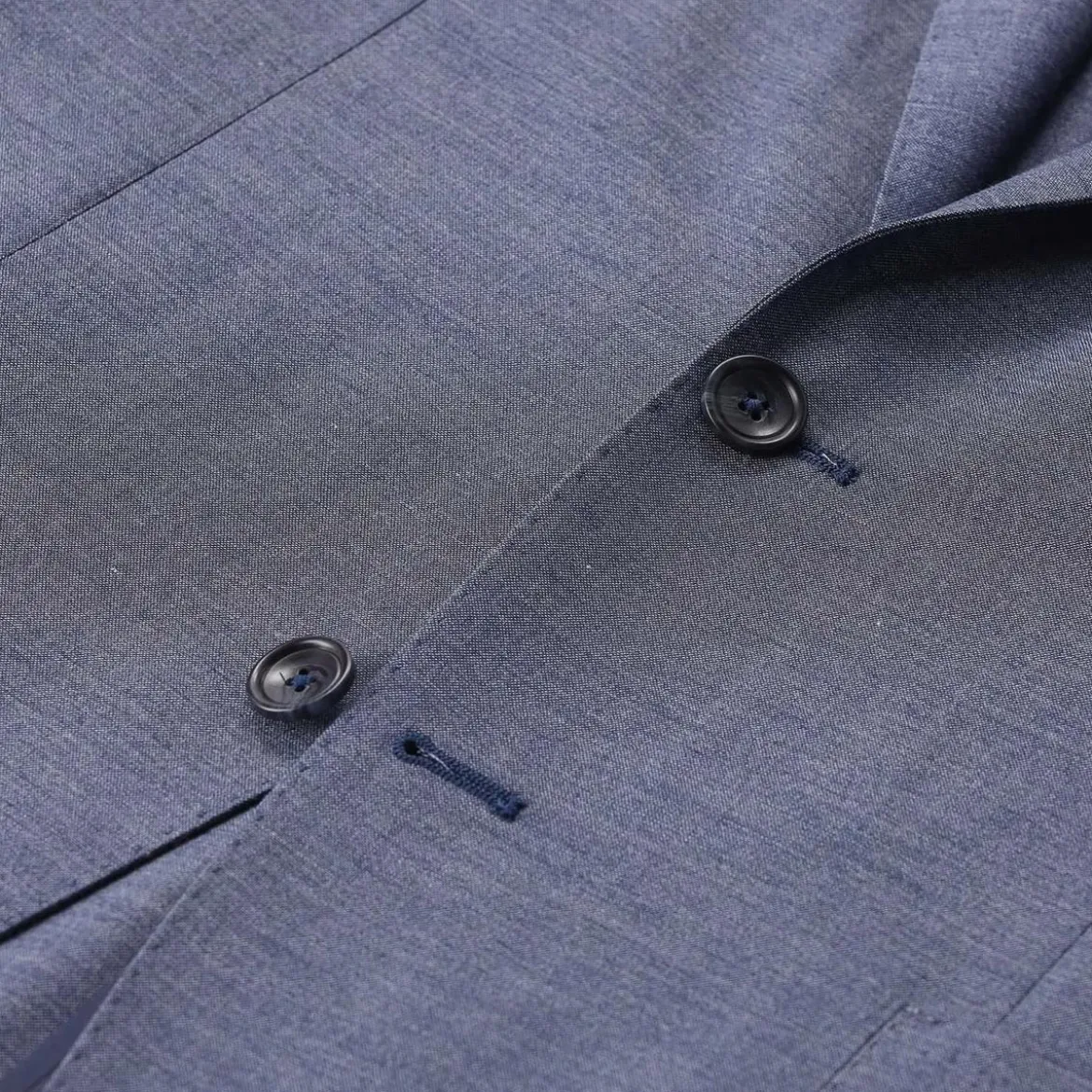 Tagliatore Zweiteiliger Anzug aus Wollmix blau Hosenanzug