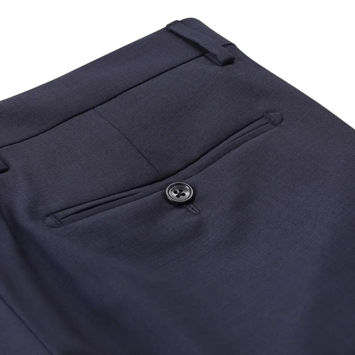 Tagliatore Zweiteiliger Anzug aus Wollmix blau Hosenanzug