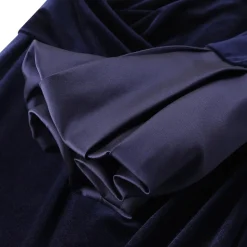 Talbot Runhof Abendkleid aus Samt blau Maxikleid