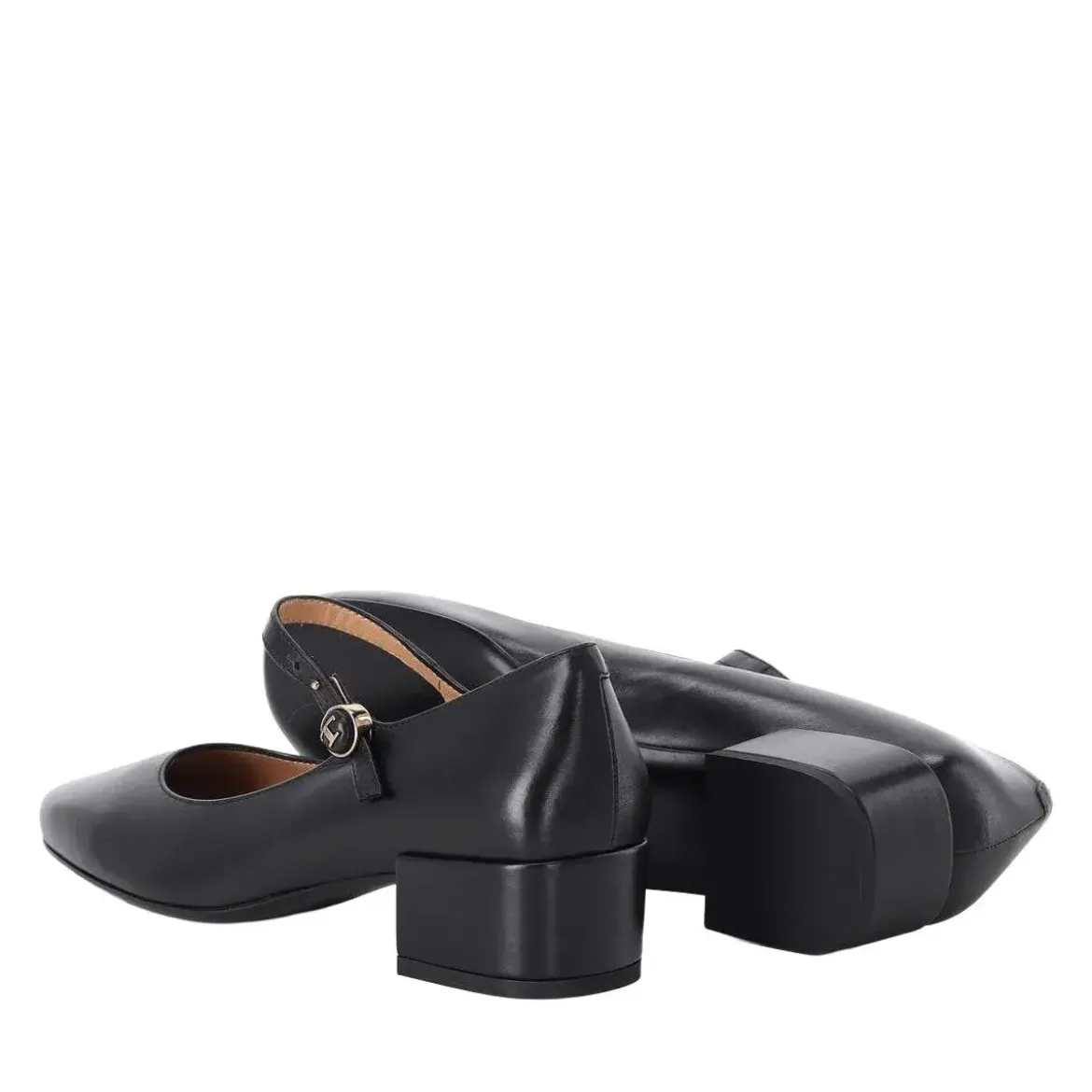 Tod's Mary Jane Pumps aus Leder schwarz Schnürschuhe