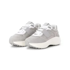 Tod's Sneaker aus Leder grau Schnürschuhe