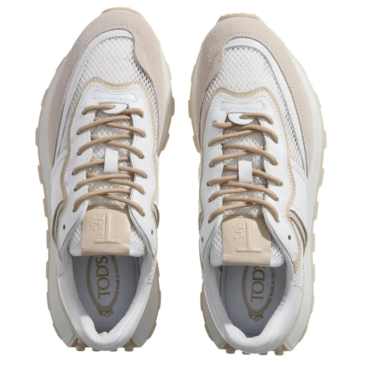 Tod's Sportiva Run 87K Allacciatta Sac Bianco Low-Top-Sneaker