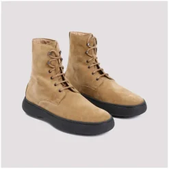 Tod's Winter Gommino Boots Brown Schnürstiefel
