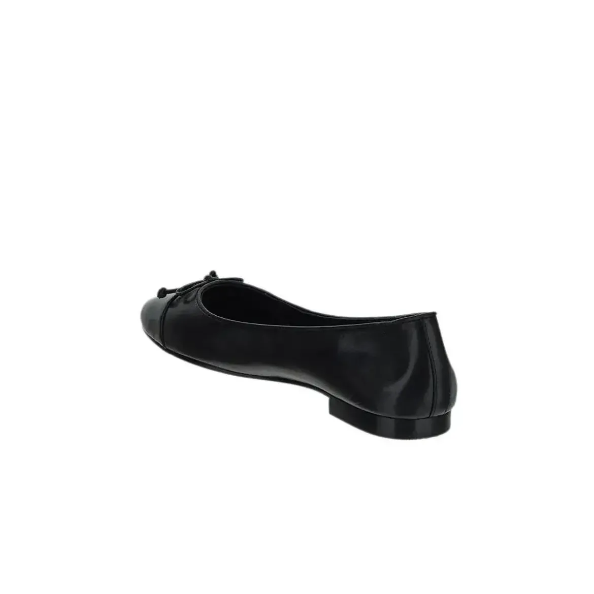 Tory Burch Cap-Toe Ballet Perfect Black/Perfect Black Ballerinas