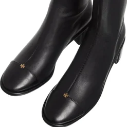 Tory Burch Cap-Toe Knee High Boot 55Mm Perfect Black Stiefel