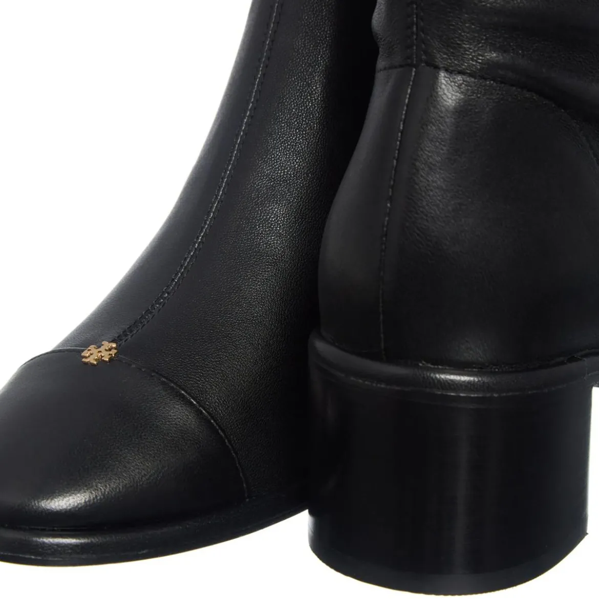 Tory Burch Cap-Toe Knee High Boot 55Mm Perfect Black Stiefel