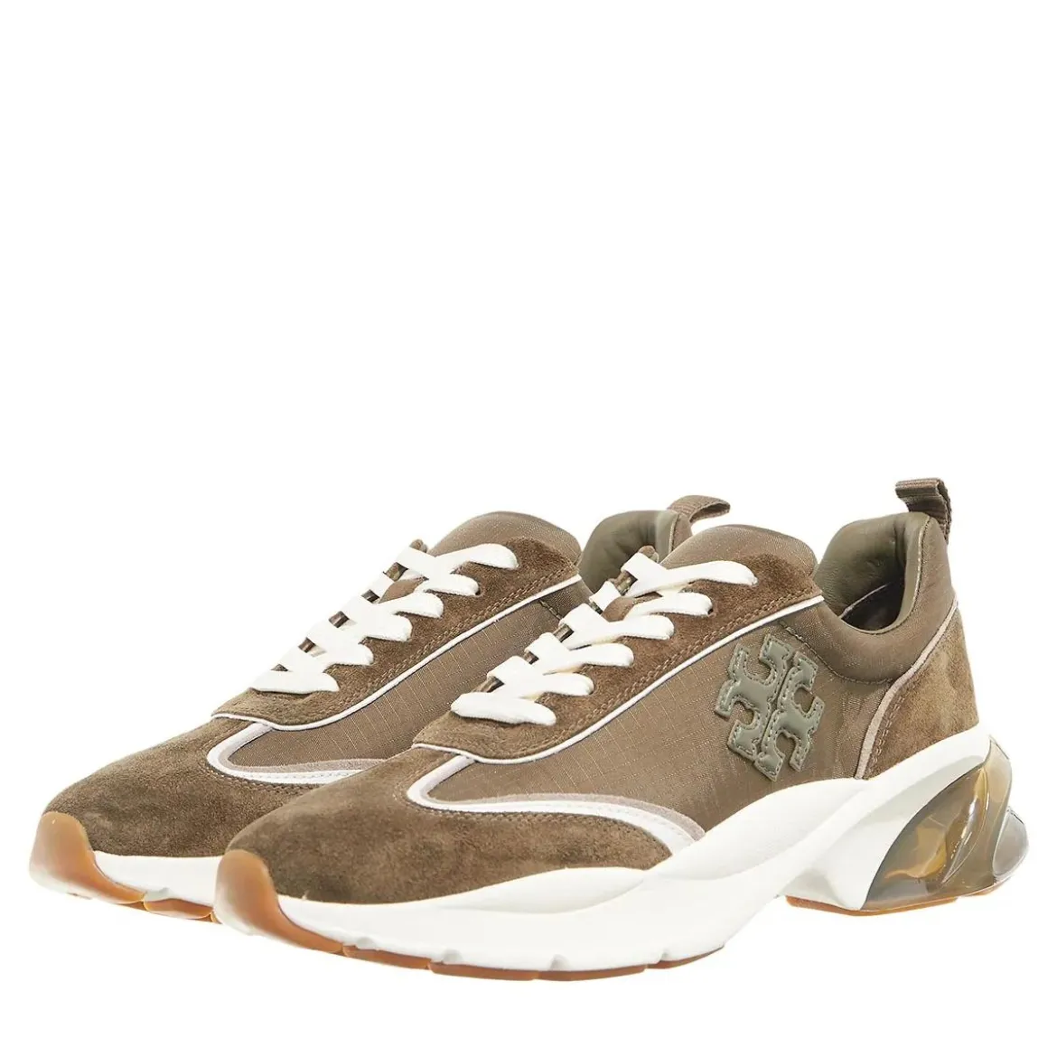 Tory Burch Good Luck Bubble Trainer Dark Olive / Dark Olive/ Aneto Low-Top-Sneaker