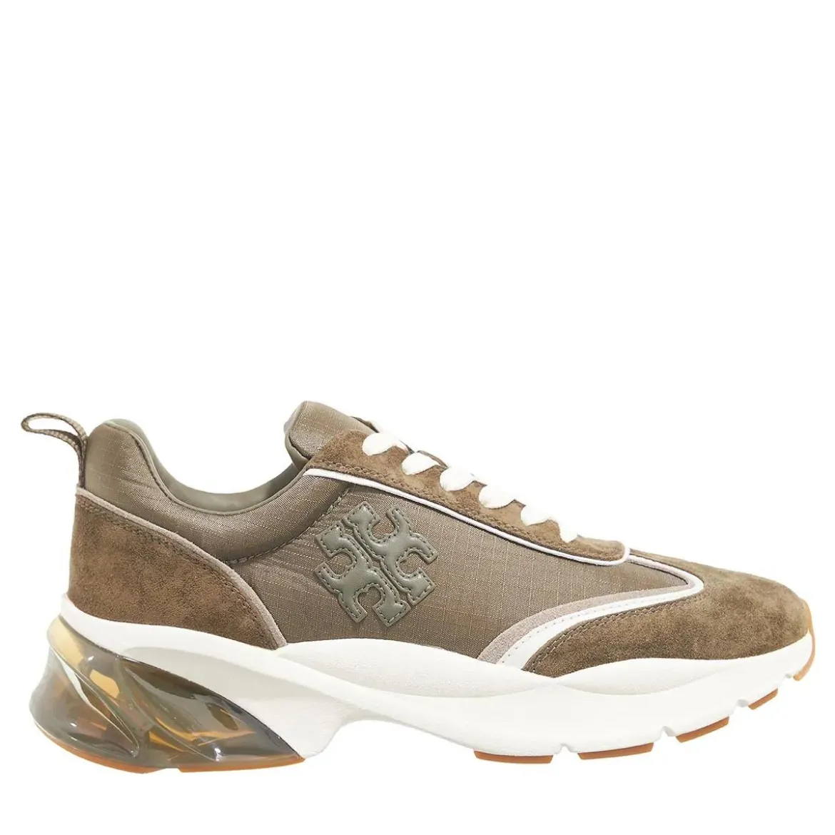 Tory Burch Good Luck Bubble Trainer Dark Olive / Dark Olive/ Aneto Low-Top-Sneaker