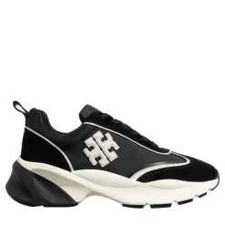 Tory Burch Good Luck Trainer Perfect Black / New Ivory Low-Top-Sneaker